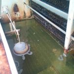 Visita de torre de refrigeración en mal estado. Reparación y limpieza en Sevilla