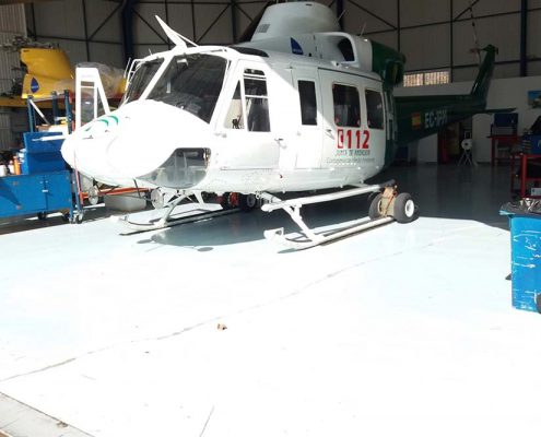 desratización en helipuerto del 061 de Sevilla