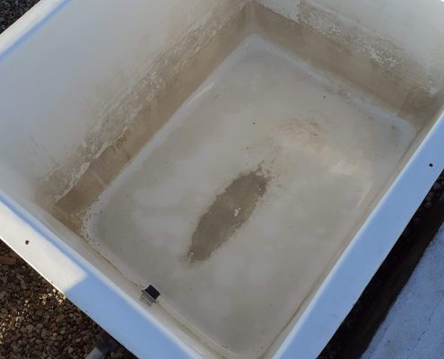 Limpieza deposito agua fría sanitaria en club de Córdoba