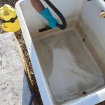 Limpieza de deposito de agua fría Sanitaria club de tenis en Córdoba