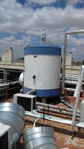 Limpieza y desinfección de acumuladores de agua