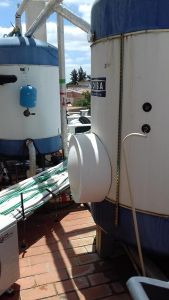 Limpieza y desinfección de acumuladores de agua